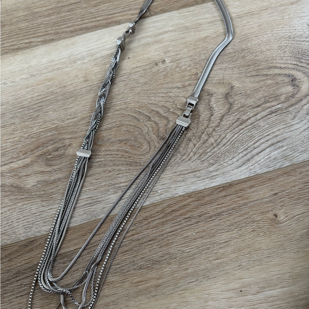 💚Chloe + Isabel Silver Multi-Strand Necklace